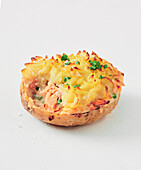 Salmon Mornay jacket potato