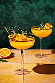 Orange and rosemary cocktail