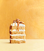 Jersey caramel mascarpone sponge cake