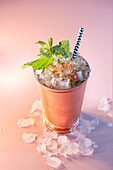 Aperitivo Julep with mint and crushed ice