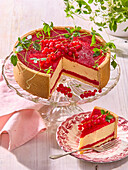 Redcurrant cheesecake