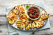 Grilled cauliflower