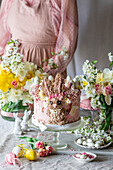 Buttercream cake for Easter