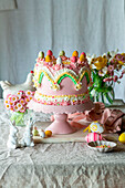 Easter buttercream Lambeth cake