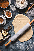 Preparation of cinnamon buns