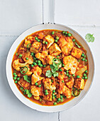 Nordindisches Gemüse Paneer Curry