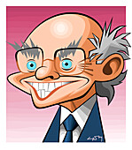 Irwin Rose, US biologist, illustration