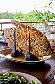 Baked elephant fish (Vietnam)