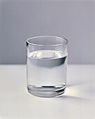 A glass of water