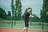 Man Playing Tennis