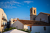 Die Burg Papa Luna in Peñiscola, Castellon, Valencianische Gemeinschaft, Spanien