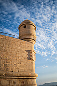 Die Burg Papa Luna in Peñiscola, Castellon, Valencianische Gemeinschaft, Spanien