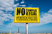 Stop illegal purchase sign