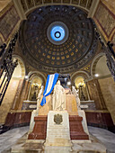 Mausoleum of General Jose de San Martin in the Metropolitan Cathedral, Buenos Aires, Argentina.