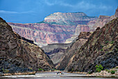 Rafting the Colorado River through Grand Canyon National Park in Arizona.