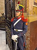 Mausoleum of General Jose de San Martin in the Metropolitan Cathedral, Buenos Aires, Argentina.