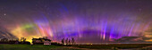 This is a 270º panorama of the May 10/11, 2024 great aurora display, when the Kp Index reached 8 this night bringing aurora to as far south as the southern U.S, and even into the tropics.