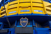 La Bombanera oder Estadio Alberto J. Armando, Heimat des Fußballvereins Boca Juniors. La Boca, Buenos Aires, Argentinien.