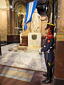 Mausoleum of General Jose de San Martin in the Metropolitan Cathedral, Buenos Aires, Argentina.