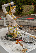 Buddhist temple in the town of Lampang, Chiang Mai province, northern Thailand, Southeast Asia, Asia