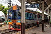 Views of train station in Chiang Mai, Thailand, Southeast Asia, Asia