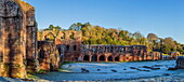 Late evening sunshine from Furness Abbey, Barrow In Furness, Furness Peninsula a hidden gem from Cumbria, England, United Kingdom, Europe