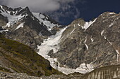 Shakara Berg und Gletscher, Swanetien, Georgien, Zentralasien, Asien