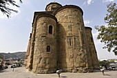 The Virgin Mary Assumption Church of Metekhi, Tbilisi, Georgia, Central Asia, Asia