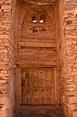 Getreidespeicher der Berber, Agadir Tashelhit, in Form einer Festung, Anti-Atlas-Gebirge, Marokko, Nordafrika, Afrika