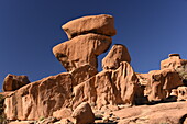 Picturesque rock formations around Tafraoute, Anti-Atlas, Morocco, North Africa, Africa