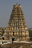 Gopura des Virupaksha-Tempels, Hampi, UNESCO-Welterbestätte, Karnataka, Indien, Asien