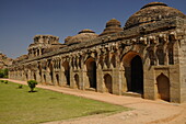 Elefantenställe, Hampi, UNESCO-Welterbe, Karnataka, Indien, Asien