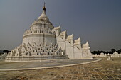 Hsinbyume-Pagode (Myatheindan-Pagode), Mingun, in der Nähe von Mandalay, Sagaing-Distrikt, Myanmar, Asien