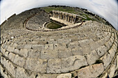 Antike Stadt Hierapolis, Pamukkale, UNESCO-Welterbestätte, Anatolien, Türkei, Kleinasien, Asien