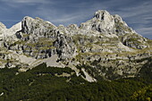 Berge im Nationalpark Prokletije, Albanien, Europa