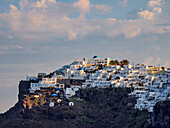 Imerovigli at sunrise, Santorini (Thira) Island, Cyclades, Greek Islands, Greece, Europe