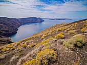 Landschaft der Caldera, Insel Santorin (Thira), Kykladen, Griechische Inseln, Griechenland, Europa