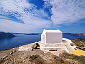 The Assumption of the Virgin Mary Holy Chapel, Santorini (Thira) Island, Cyclades, Greek Islands, Greece, Europe