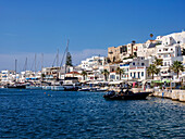 Hafenviertel von Chora, Naxos-Stadt, Insel Naxos, Kykladen, Griechische Inseln, Griechenland, Europa