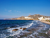 Grotta Beach, Chora, Naxos-Stadt, Insel Naxos, Kykladen, Griechische Inseln, Griechenland, Europa