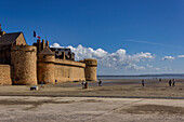 Mont Saint-Michel, UNESCO-Weltkulturerbe, Manche, Normandie, Frankreich, Europa