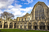 Kreuzgang, Kathedrale von Canterbury, UNESCO-Welterbe, Canterbury, Kent, England, Vereinigtes Königreich, Europa