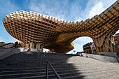 Setas de Sevilla (Metropol Parasol), eine der größten Holzkonstruktionen der modernen Architektur, Sevilla, Andalusien, Spanien, Europa