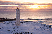 Malarrif-Leuchtturm, Hellnar, Snaefellsbaer, Island, Polargebiete