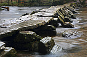 Tarr Steps, Exmoor-Nationalpark, Somerset, England, Vereinigtes Königreich, Europa