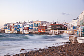 Schöne Insel Mykonos, Kykladen, Griechische Inseln, Griechenland, Europa