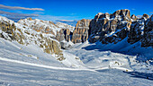 Berg Lagazuoi, Naturpark Ampezzaner Dolomiten, UNESCO-Welterbe, Venetien, Dolomiten, Italien, Europa