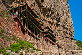 Das hängende Kloster, Xuakong Si, bei Datong, Shanxi, China, Asien