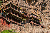 Das hängende Kloster, Xuakong Si, bei Datong, Shanxi, China, Asien