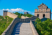 The Great Wall of China, UNESCO World Heritage Site, at Badaling, China, Asia